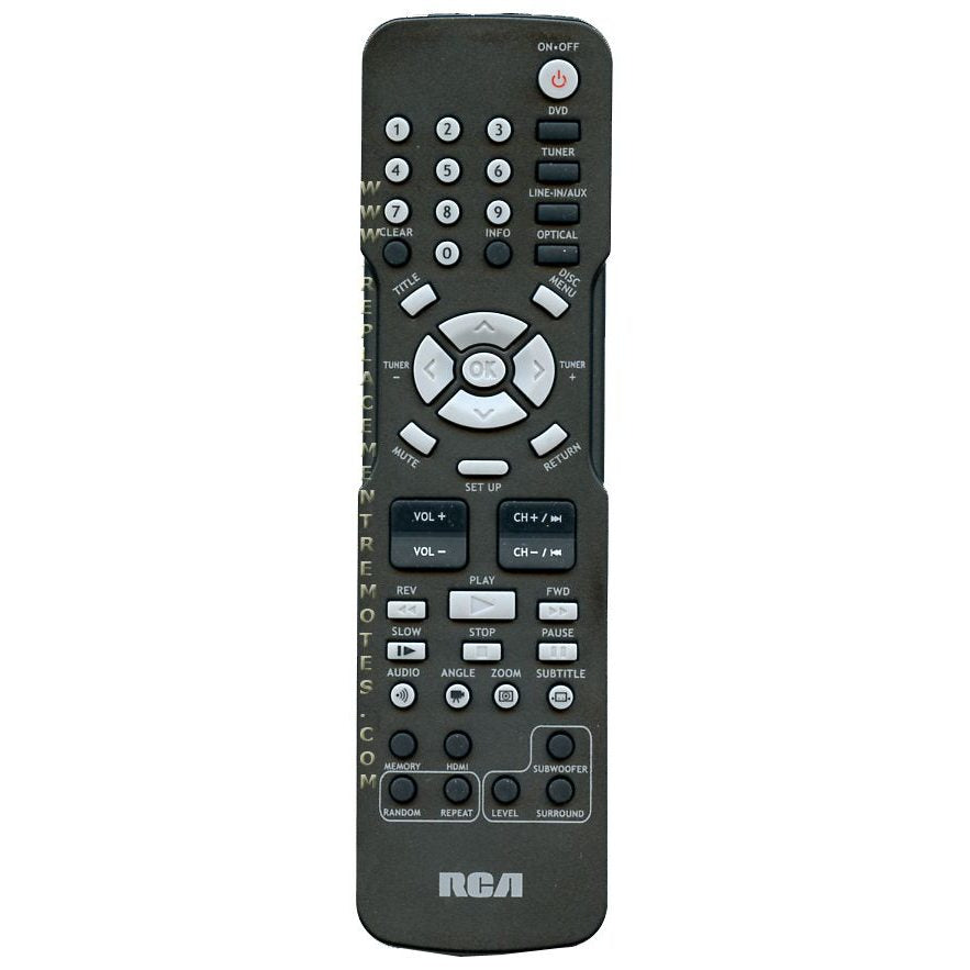 RCA RTD325W Home Theater Remote Control