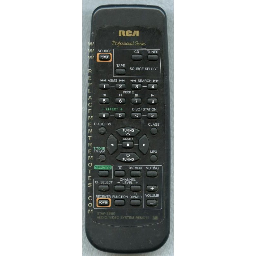 RCA STAV3860 Audio Remote Control