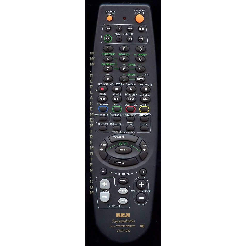 RCA STAV4090 Receiver Remote Control