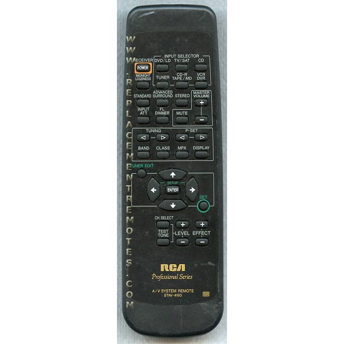 RCA STAV4180 Receiver Remote Control