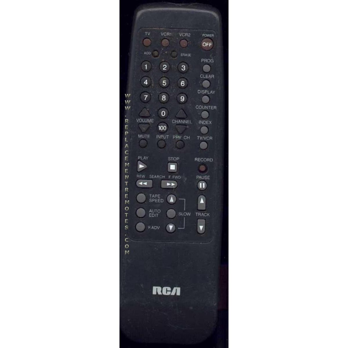 RCA VR3211 VCR Remote Control