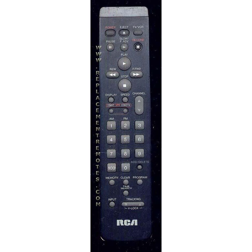 RCA VSQS1275 VCR Remote Control