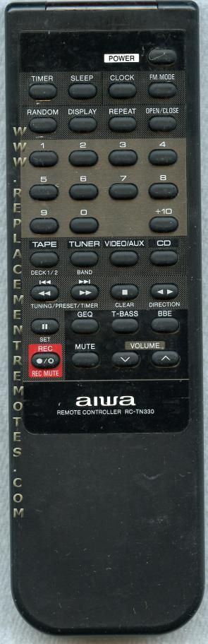 Aiwa RCTN330 Audio Remote Control