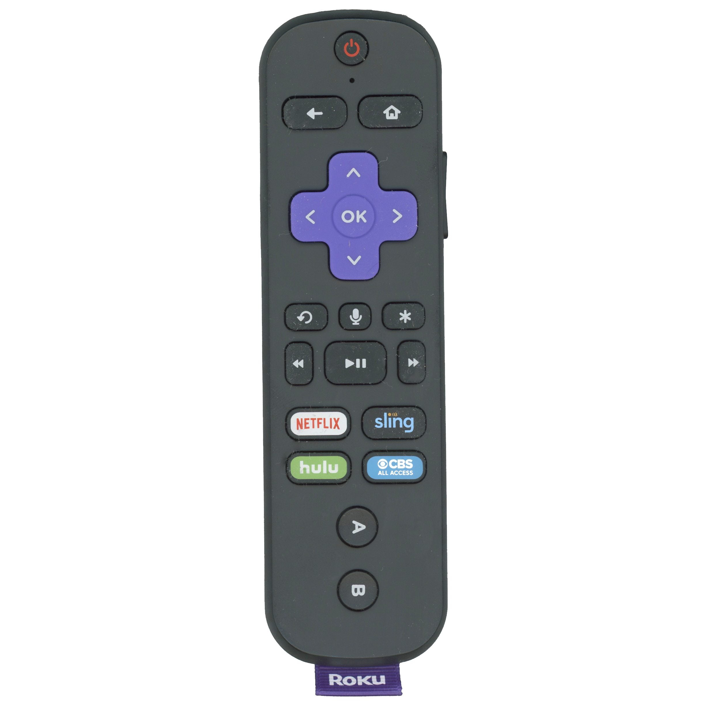 Roku RCAL4 RF/GAME/TV Streaming Remote Control