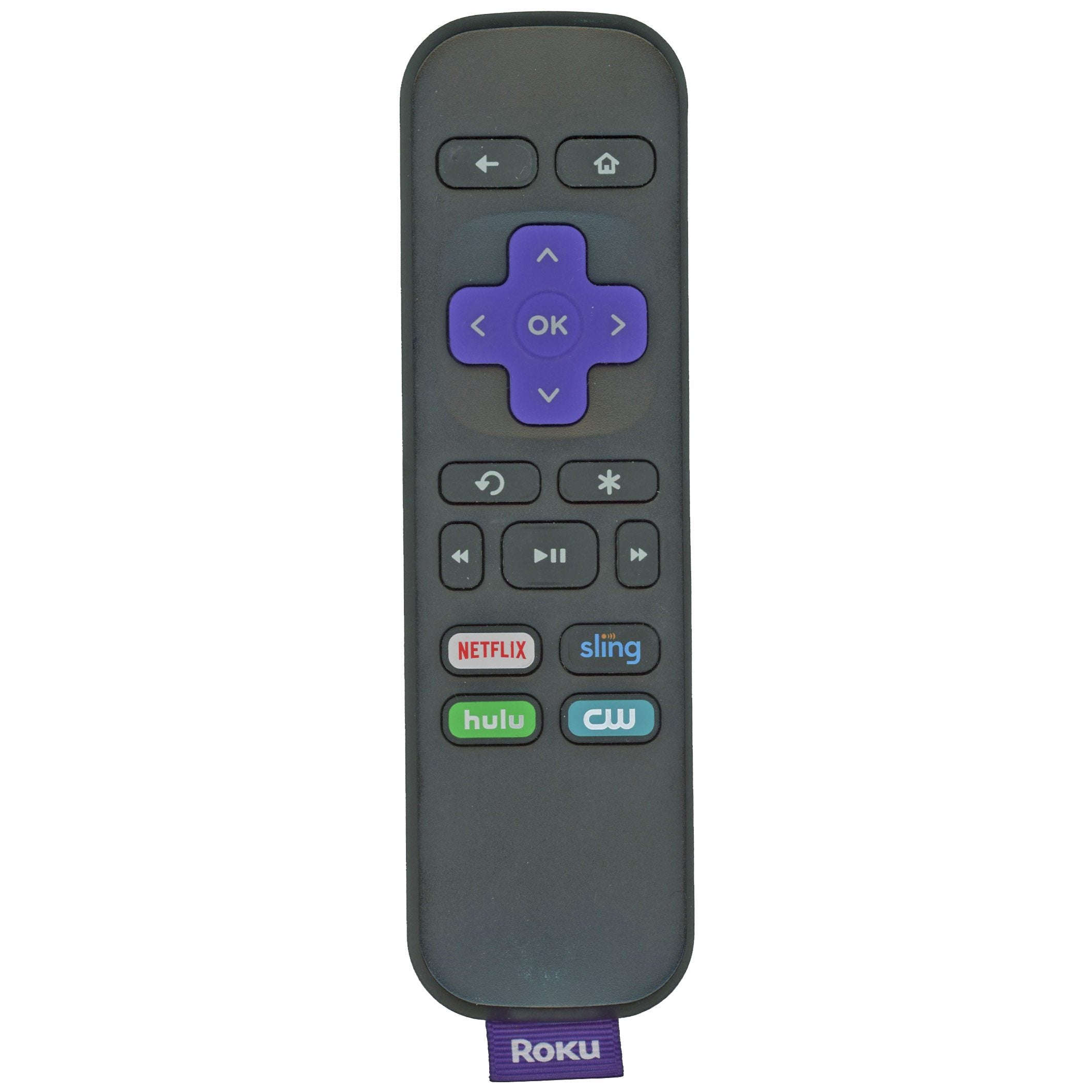 Roku RCALIR with Netflix Sling Hulu CW Streaming Remote Control