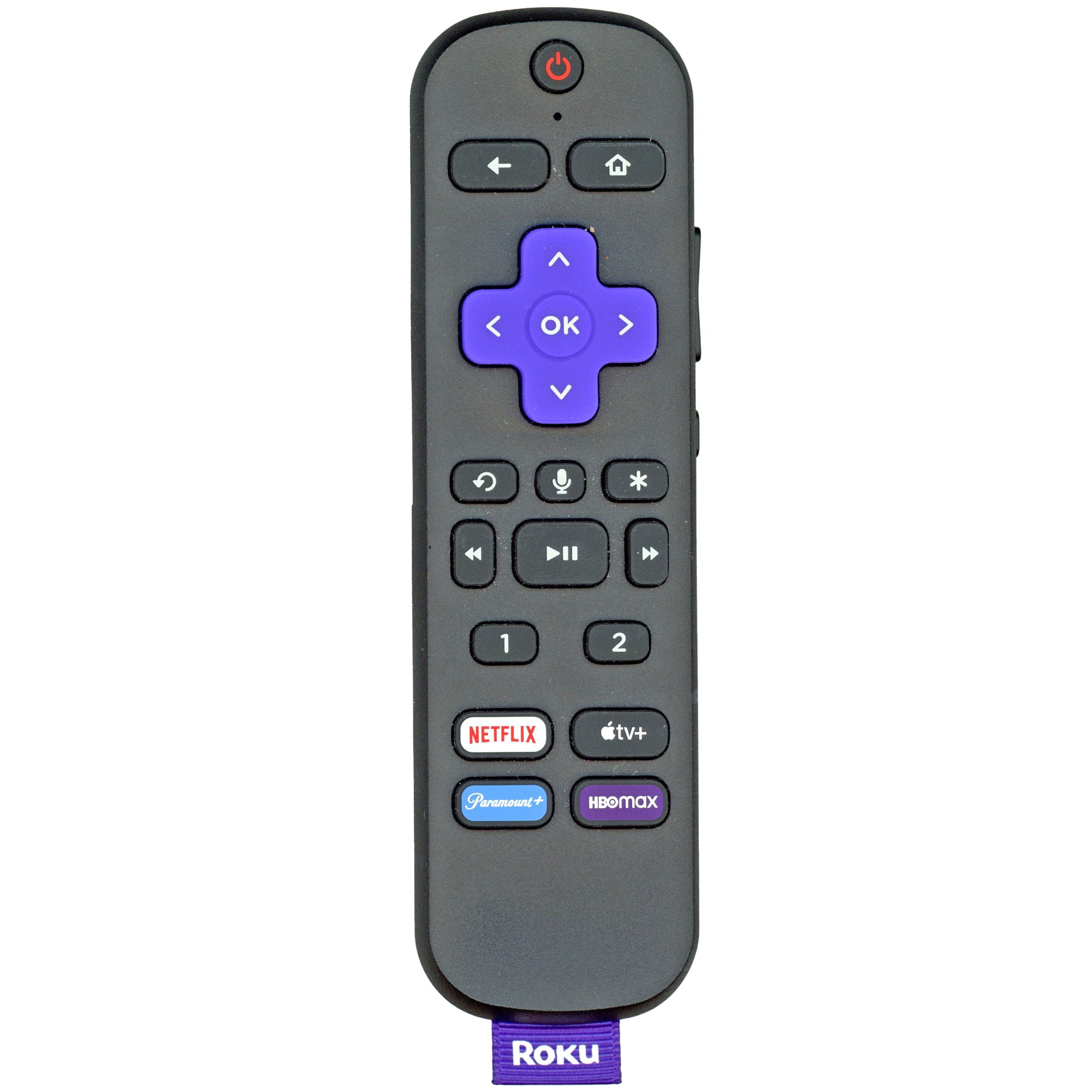 Roku RCEL3 With Headphone jack TV Remote Control - Netflix, Apple TV +, Paramount, HBO max - 3026000017