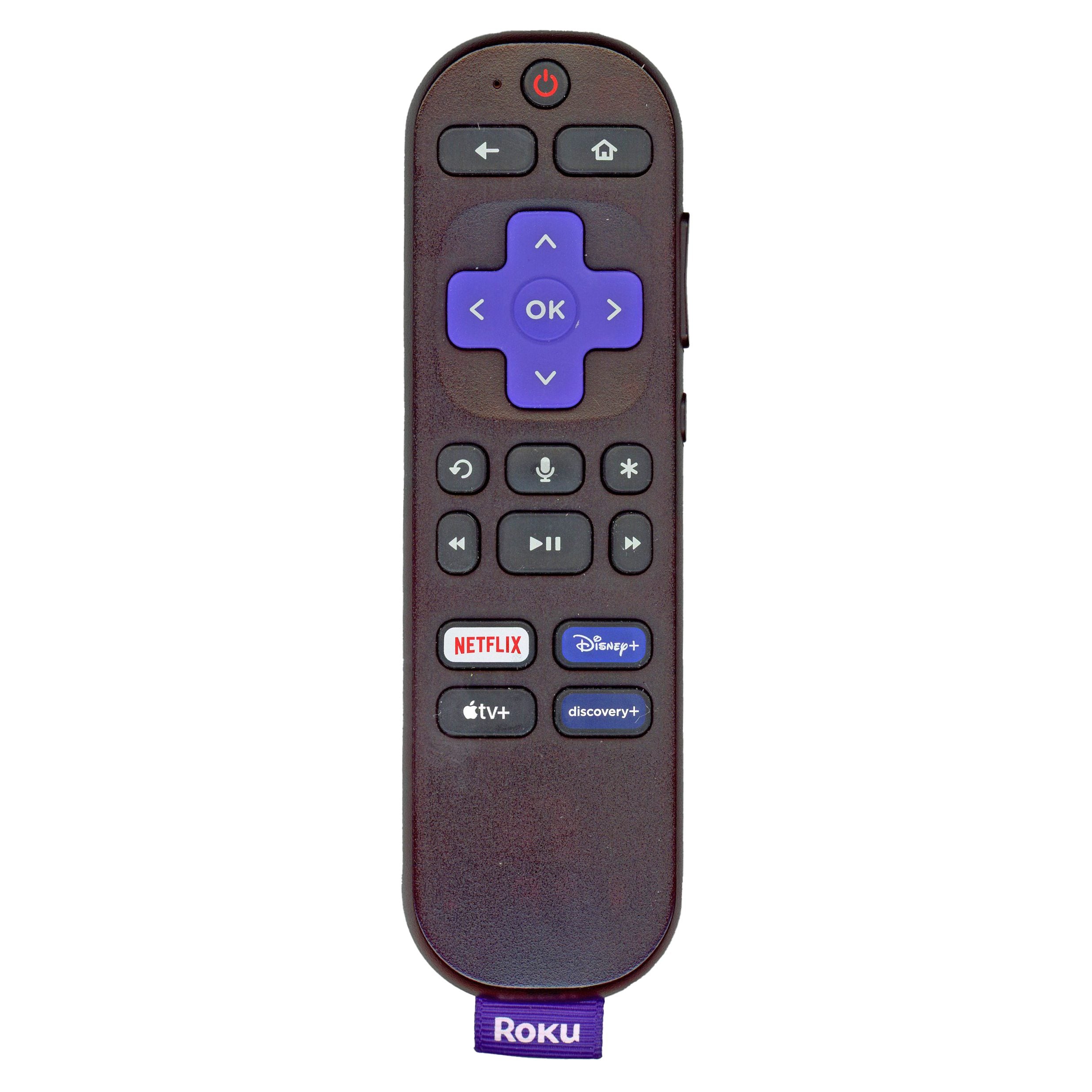 Roku RCGZ1 Streaming Remote Control NETFLIX, Disney +, Apple TV, Discovery + - 3226001306