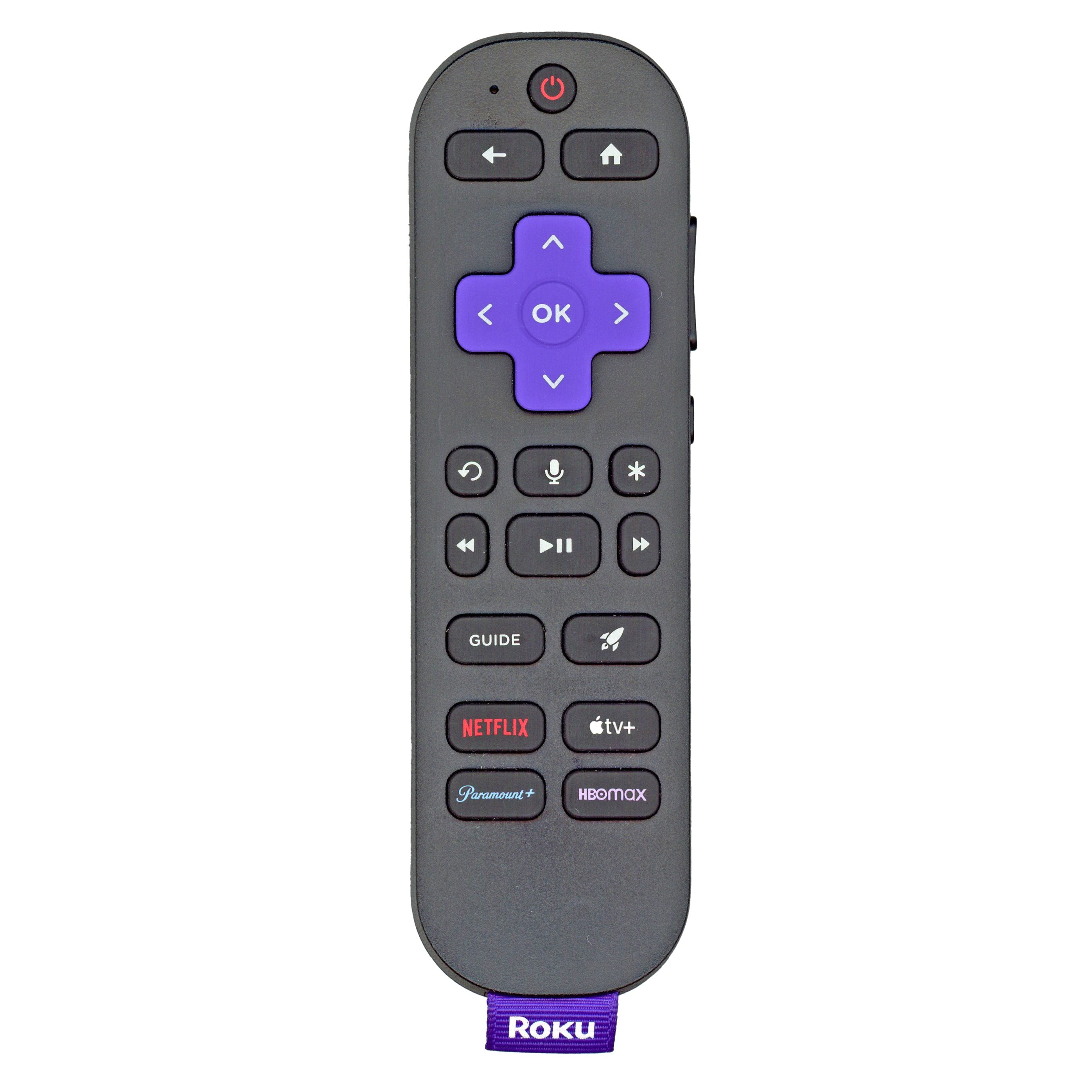 Roku RCOS1 Roku Voice Remote Pro 2nd edition Streaming Remote Control - Netflix, Apple TV +, Paramount, HBOMax - 3026000039