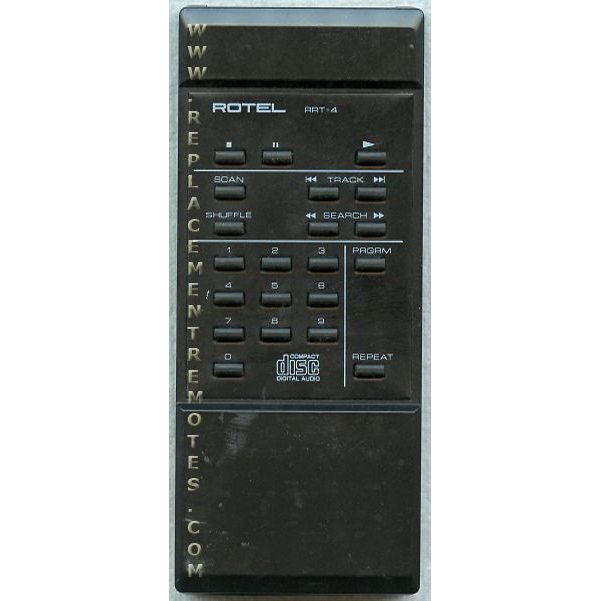 Rotel RRT4 CD Remote Control