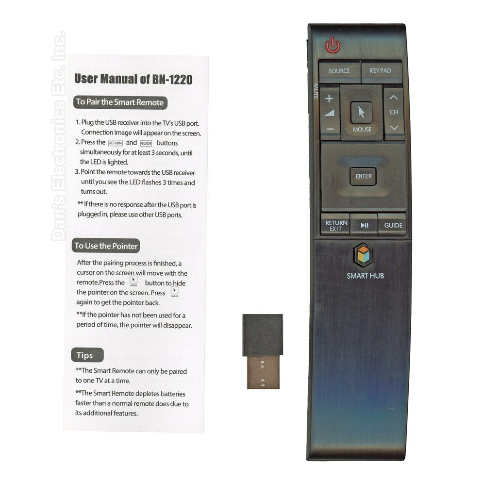 Anderic RR1220E for Samsung TV Remote Control