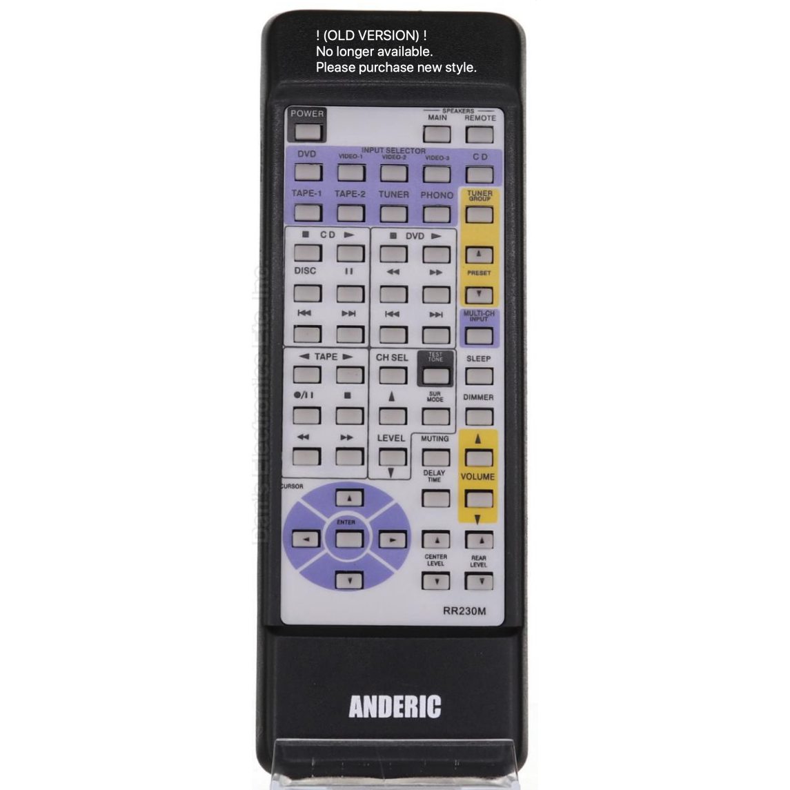 Anderic RR230M for Onkyo Receiver Remote Control - RC230M