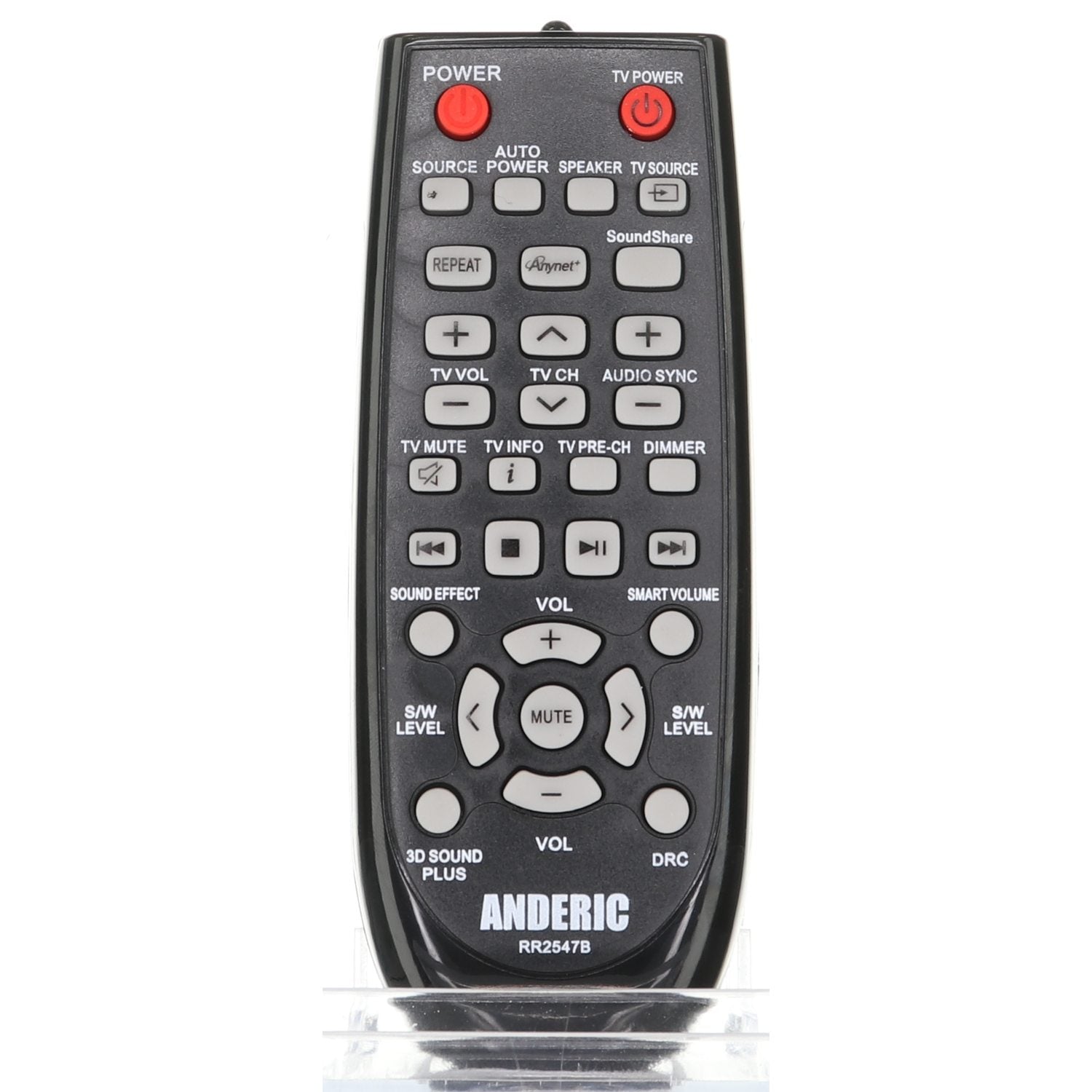 Télécommande Anderic RR2547B pour barre de son Samsung