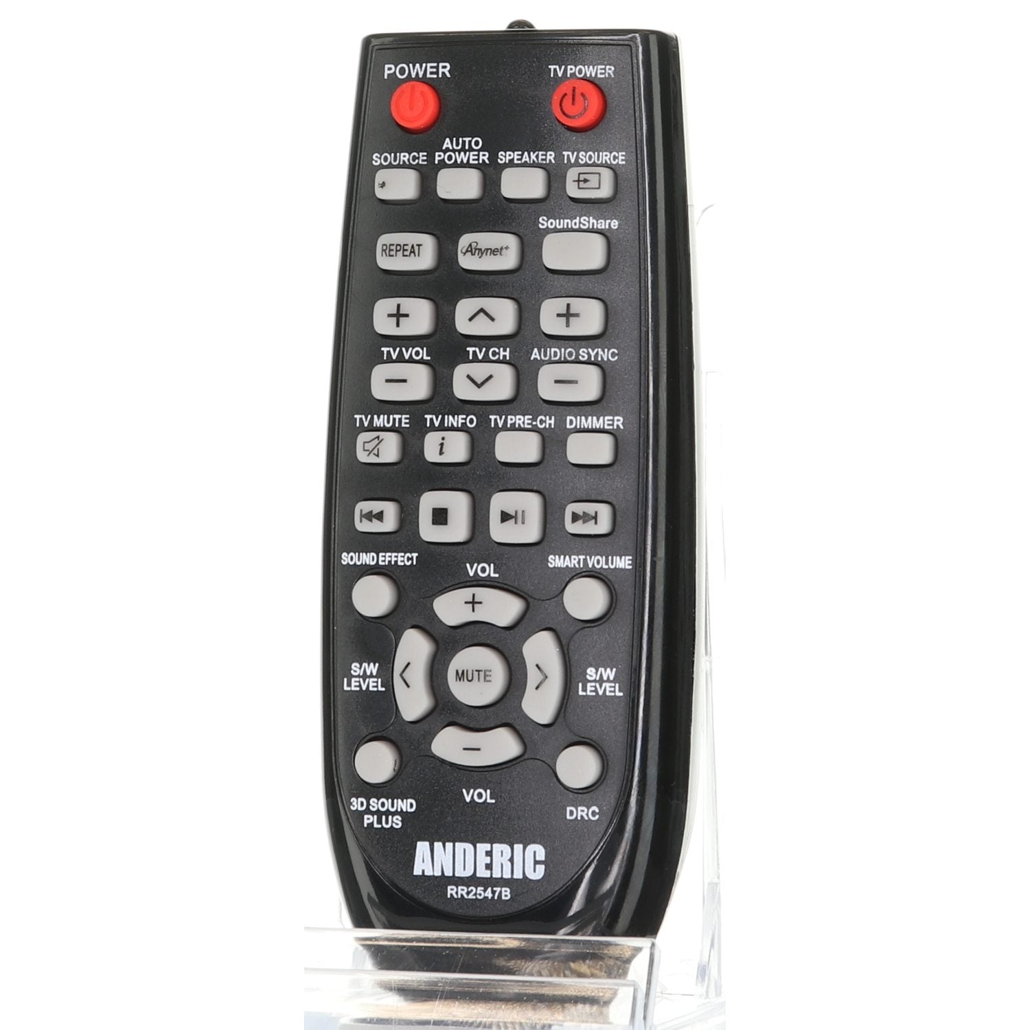 Anderic RR2547B for Samsung Sound Bar Remote Control