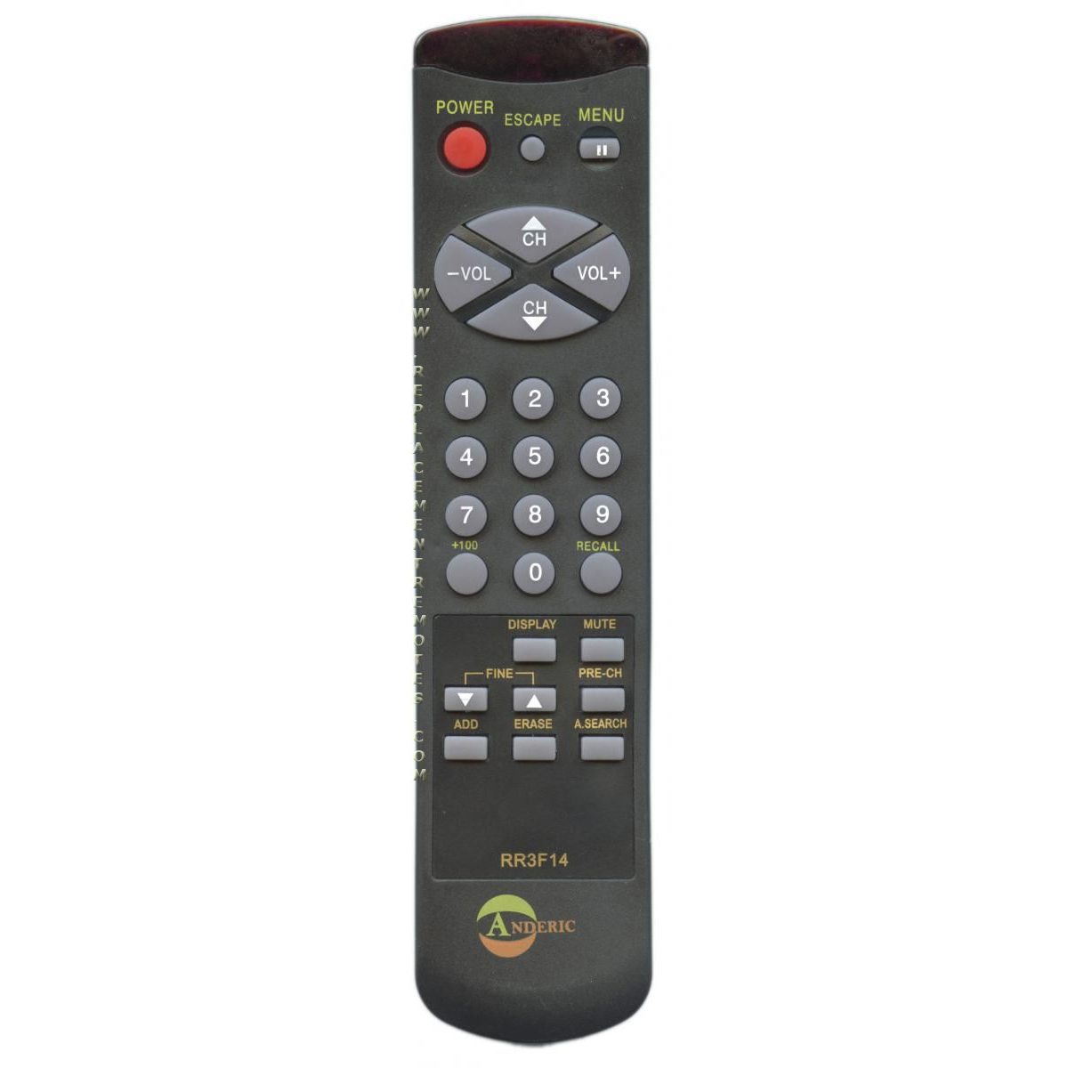 Anderic RR3F1400038120 SAMSUNG TV Remote Control