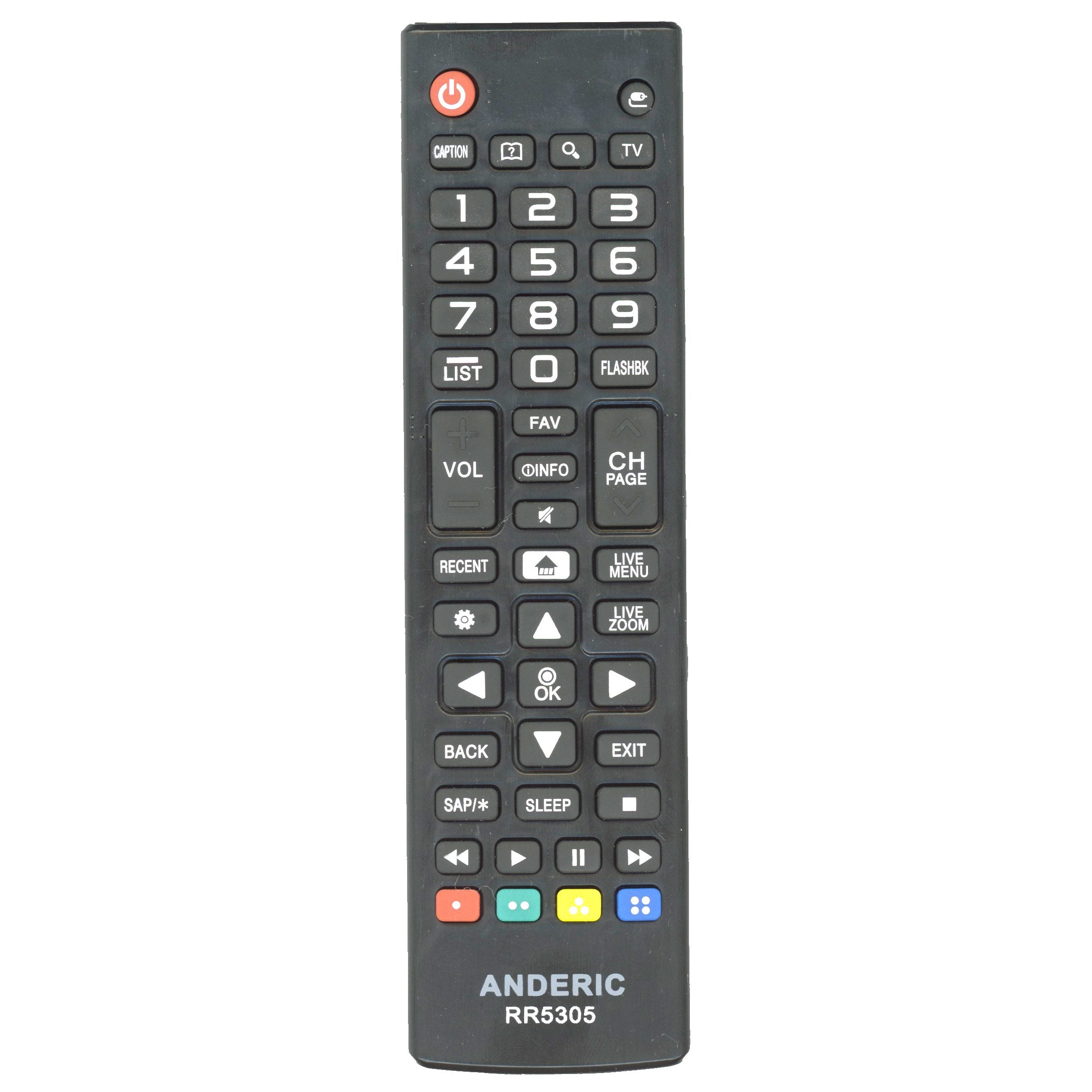 Anderic RR5305 For LG TV Remote Control