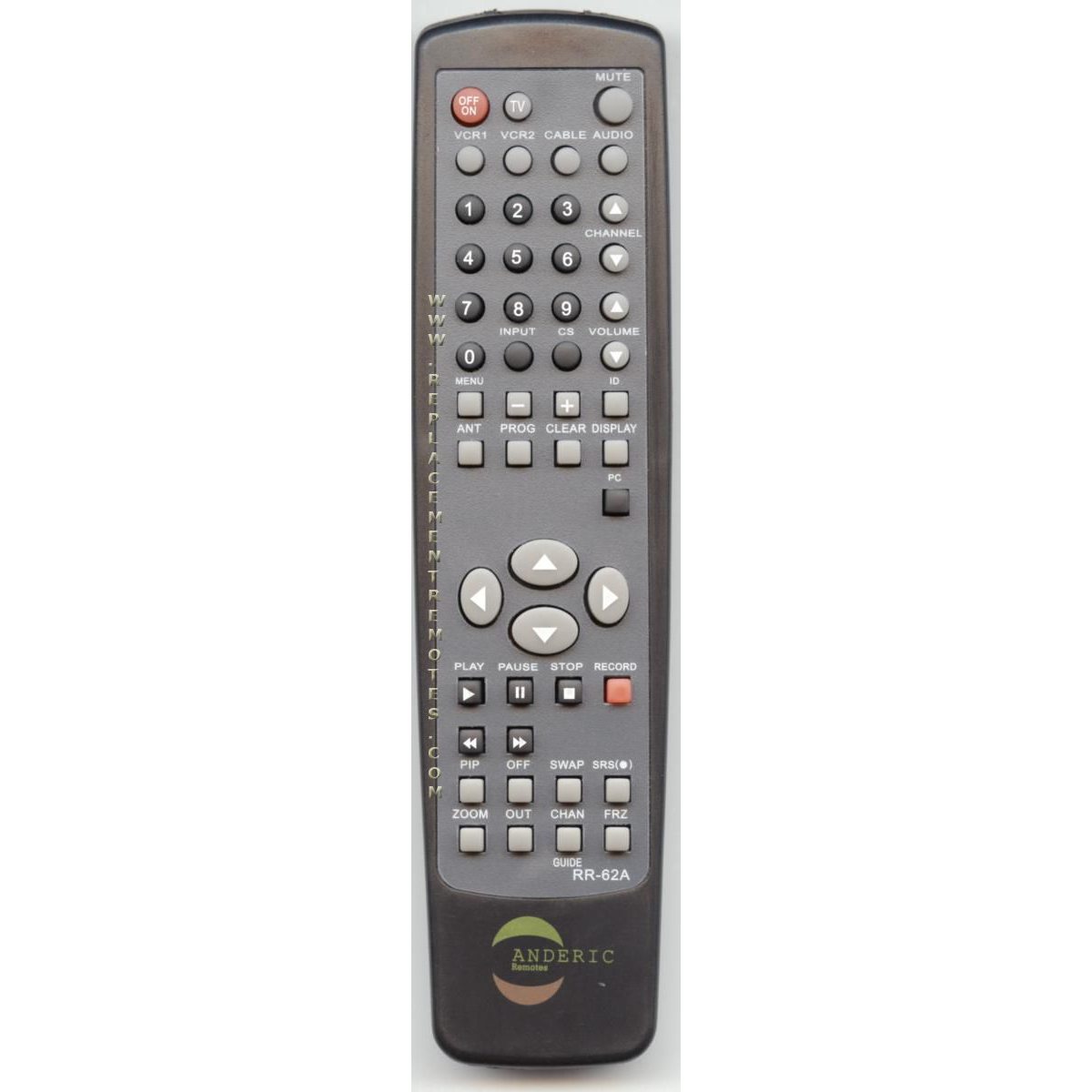 Anderic RR62A Proscan TV Remote Control