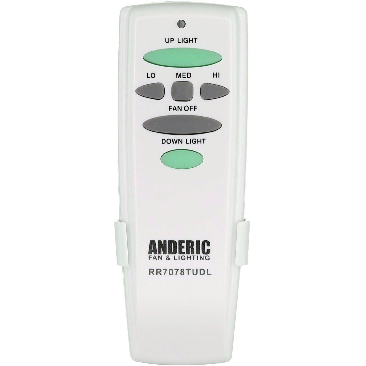 Anderic RR7078TUDL Ceiling Fan Remote Control - UC7078T with Up/Down Lights