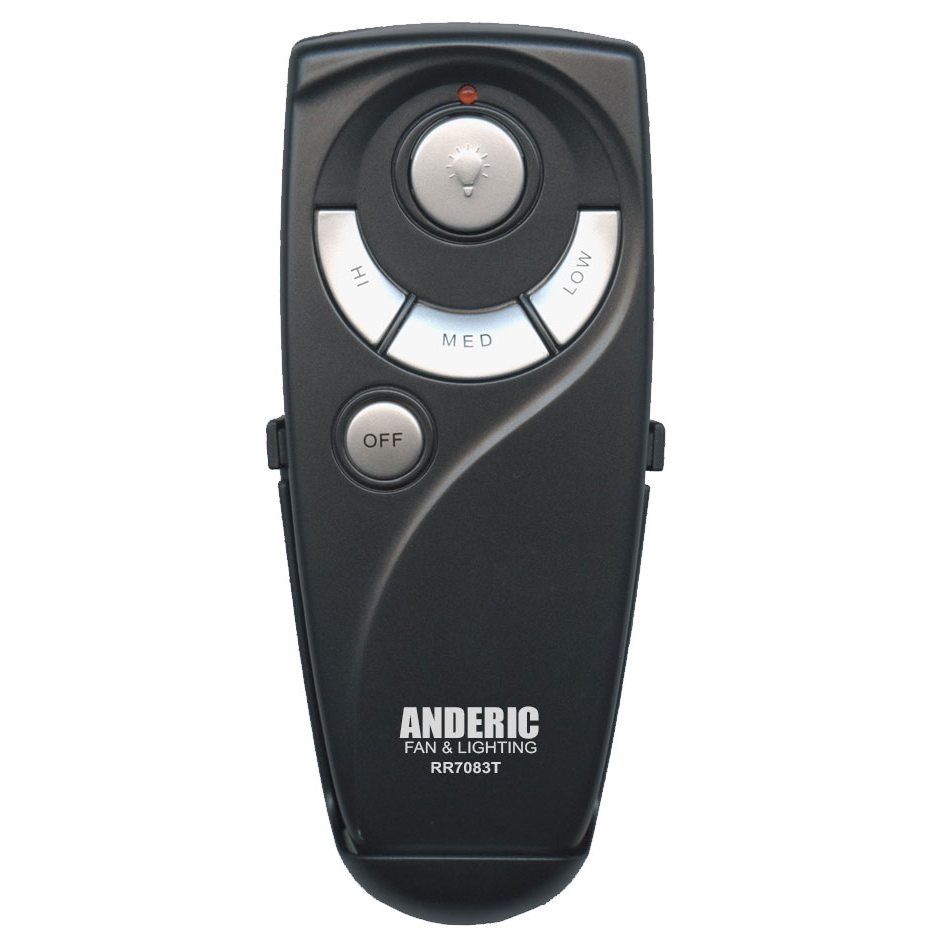 Anderic UC7083T CHQ7083T for Hampton Bay Ceiling Fan Remote Control - RR7083T