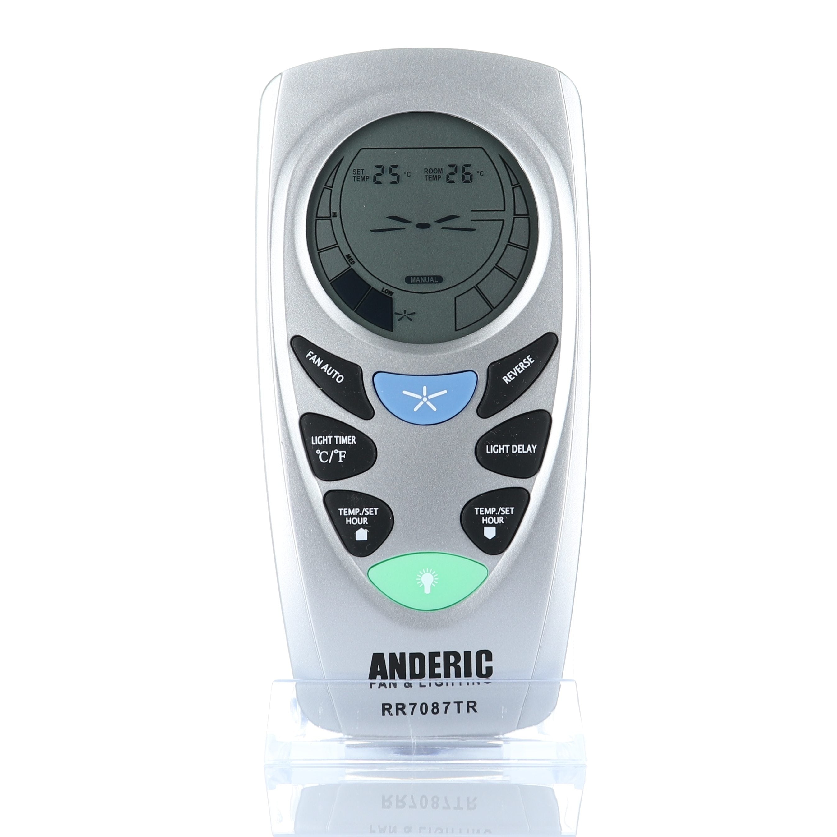 Anderic UC7087TR with Reverse for Hampton Bay Ceiling Fan Remote Control