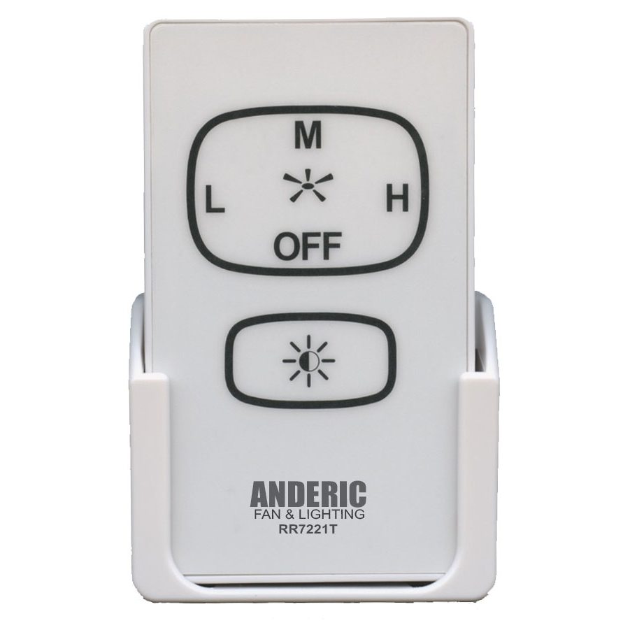 Anderic RR7221T for All 3 Speed Fans Ceiling Fan Remote Control