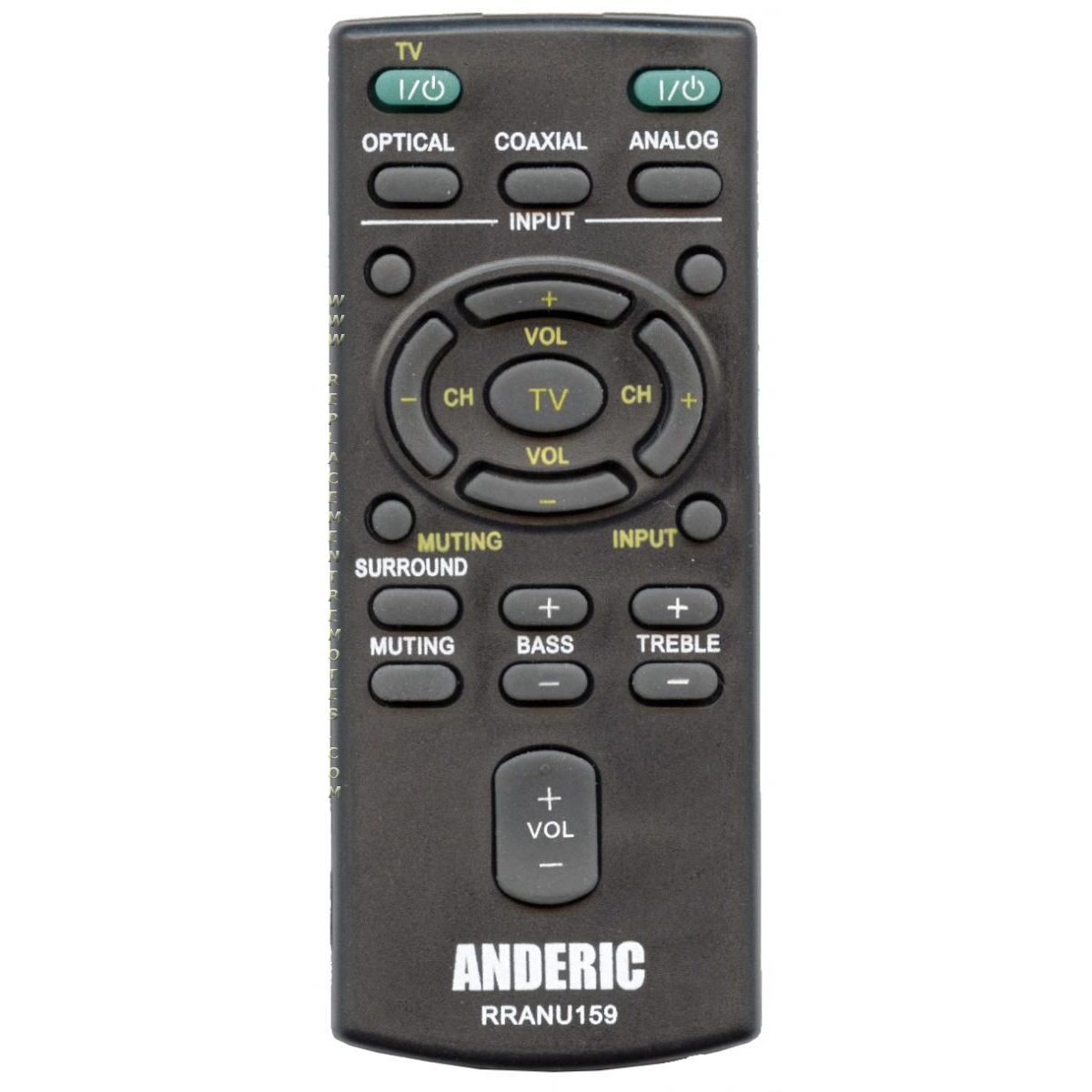 Anderic RRANU159 for RM-ANU159 Sony Audio Remote Control