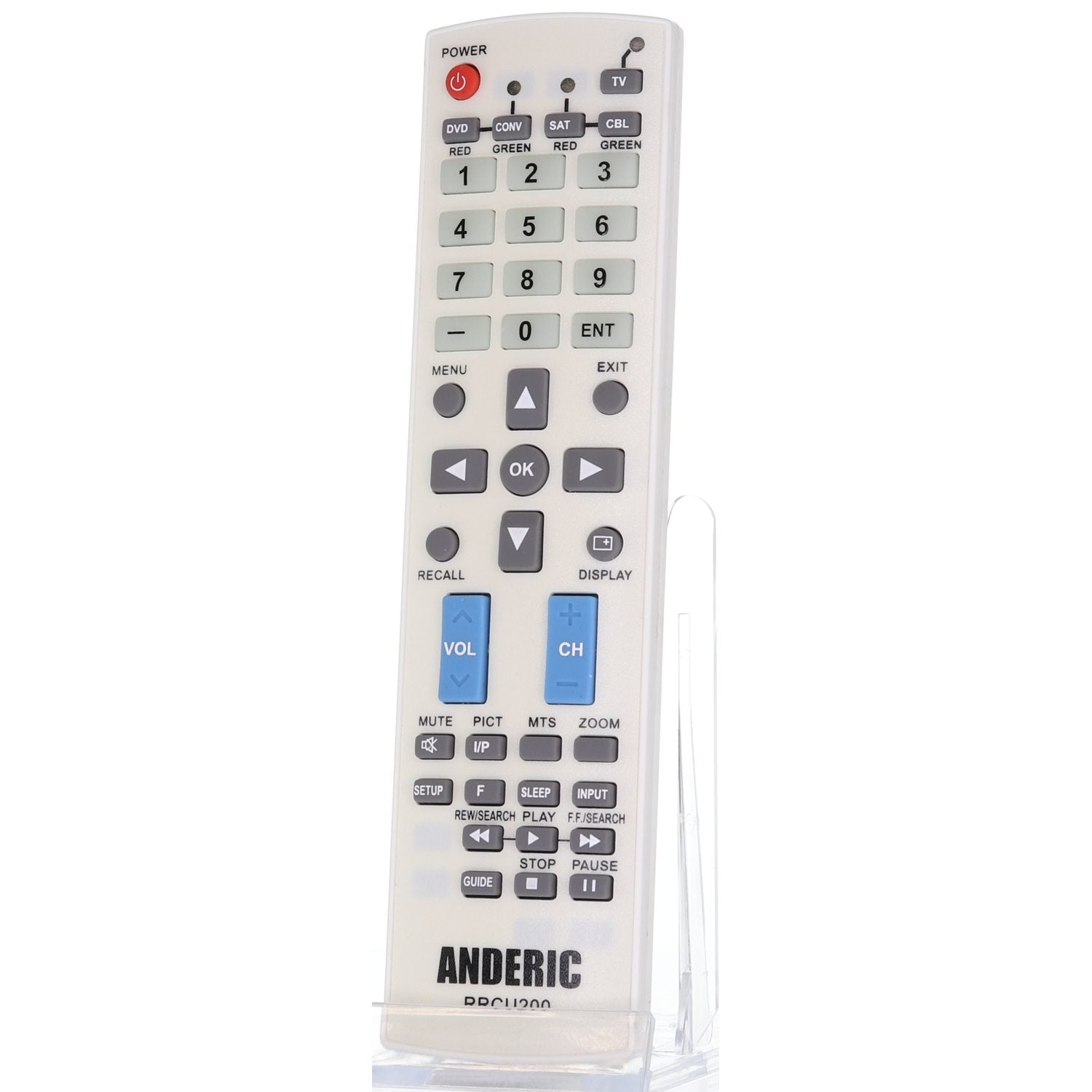 Anderic RRCU200 for Apex TV 5-Device Universal Remote Control