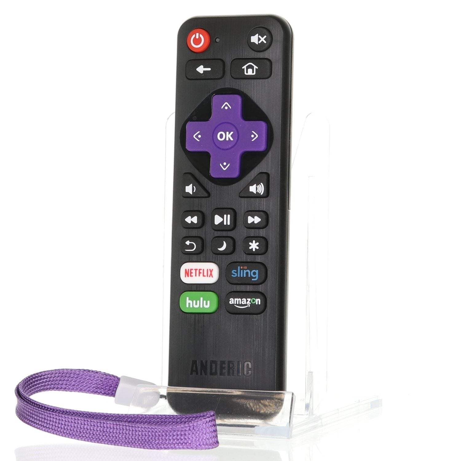 Anderic RRLF16 Replacement RC280 RCAFIR RCALIR for Roku TV Remote Control