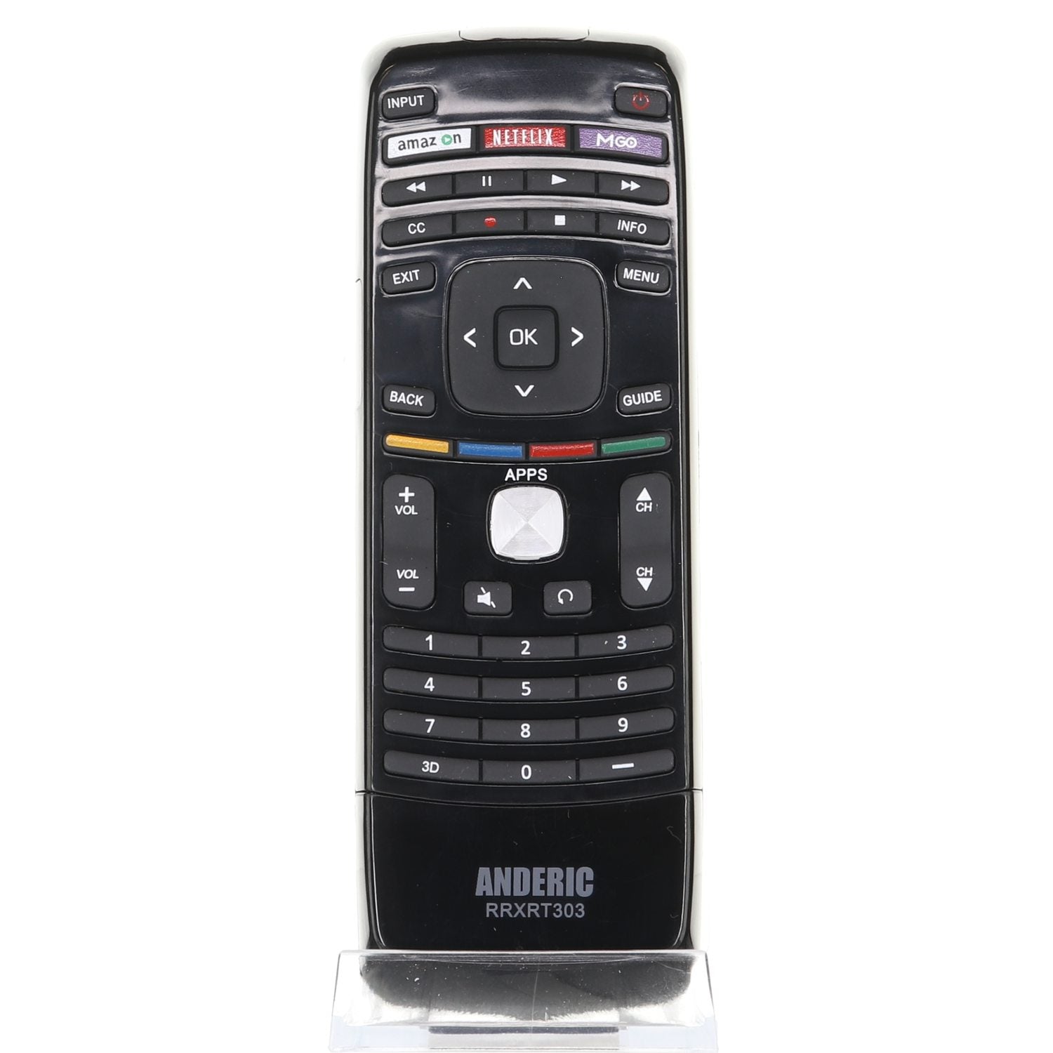 Anderic RRXRT303 with keyboard for Vizio TV Remote Control