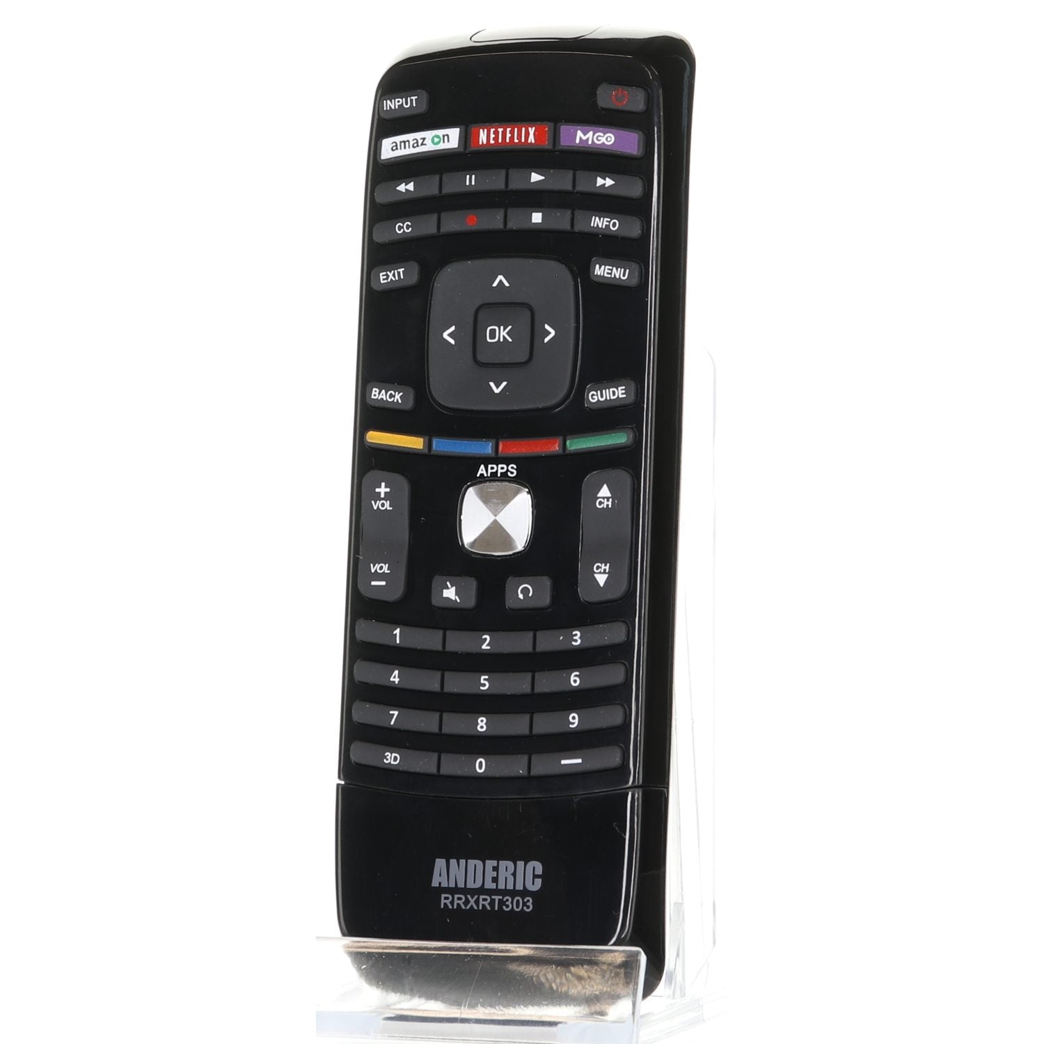 Anderic RRXRT303 avec clavier pour télécommande TV Vizio 