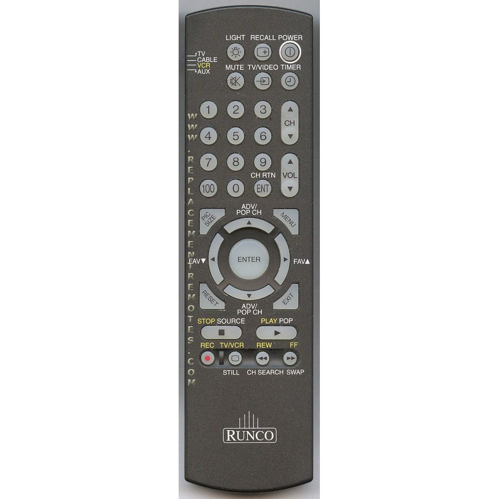 Runco RCNN44 Consumer Electronics Remote Control