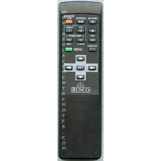 Runco RUNC005 Monitor Remote Control