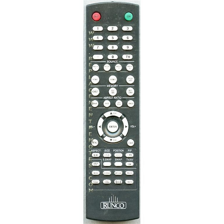 Runco RUNC008 Monitor Remote Control