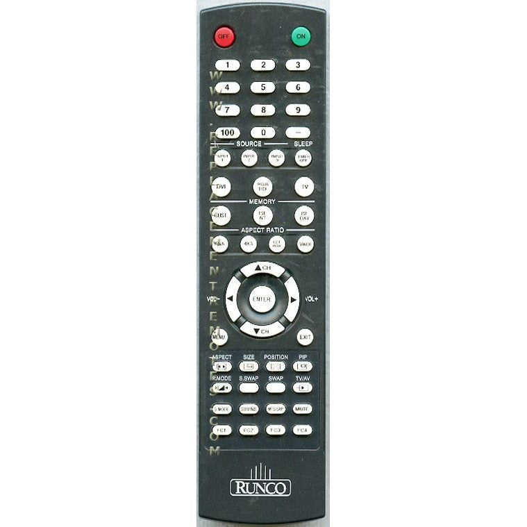 Runco RUNC009 Monitor Remote Control