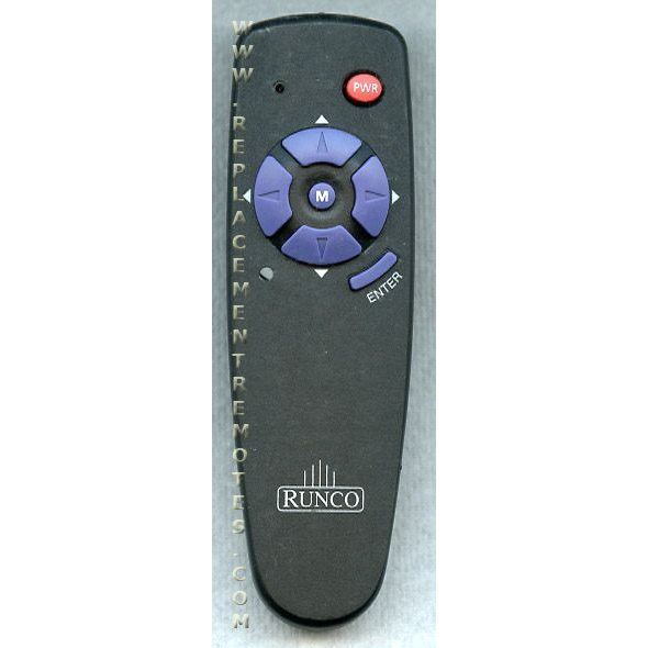 Runco ZEN100B Consumer Electronics Remote Control