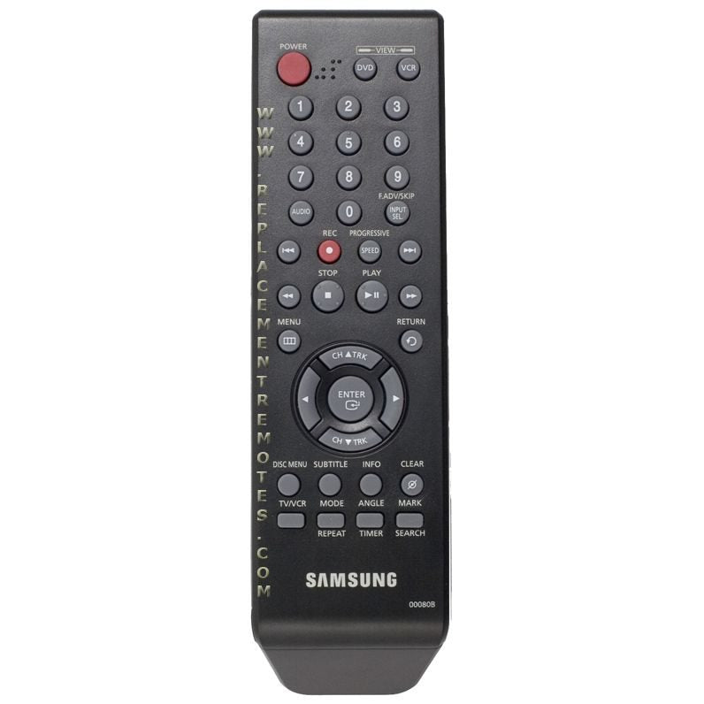 Samsung 00051A DVD/VCR Remote Control