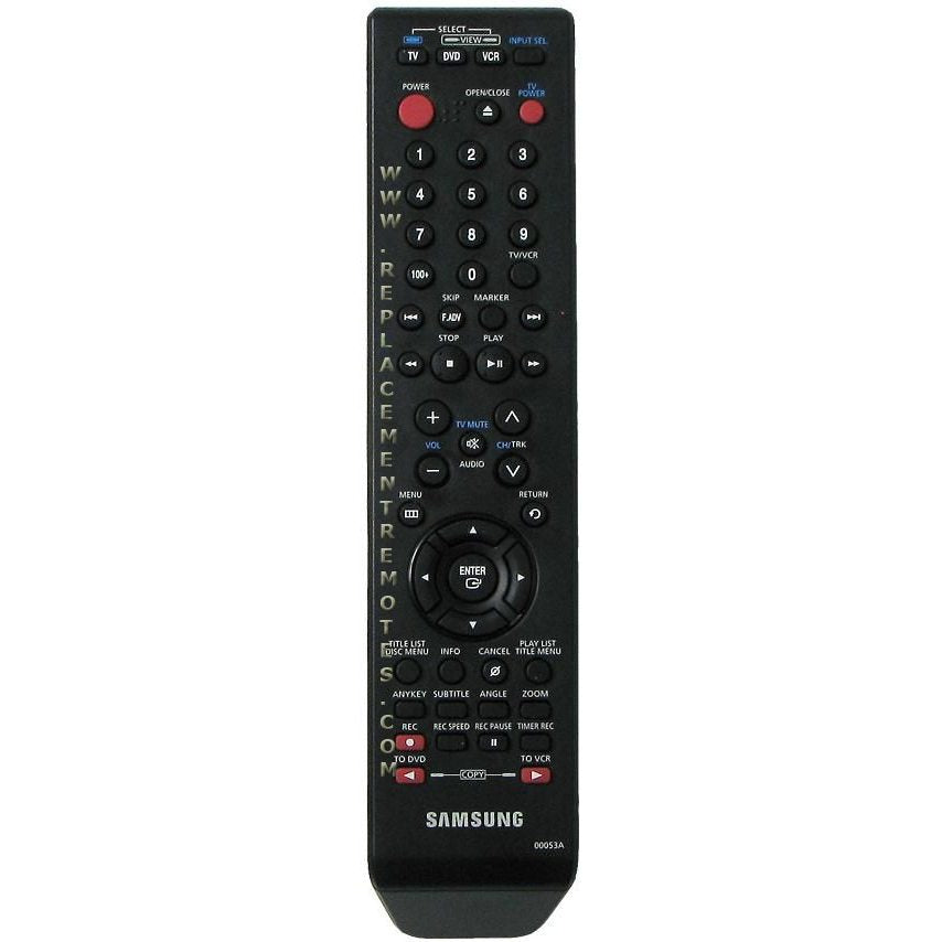 Samsung 00053A TV/DVD Remote Control