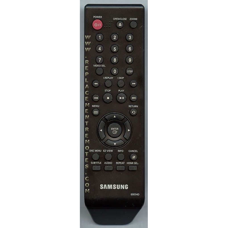 Samsung 00054D DVD Remote Control