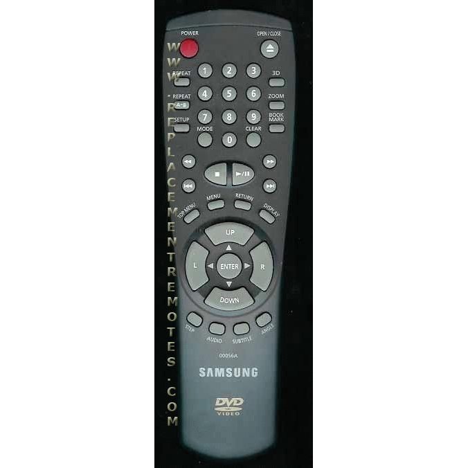 Samsung 00056A DVD Remote Control