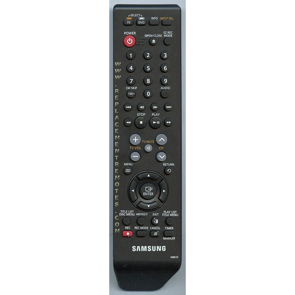 Samsung 00061D TV/DVD Remote Control