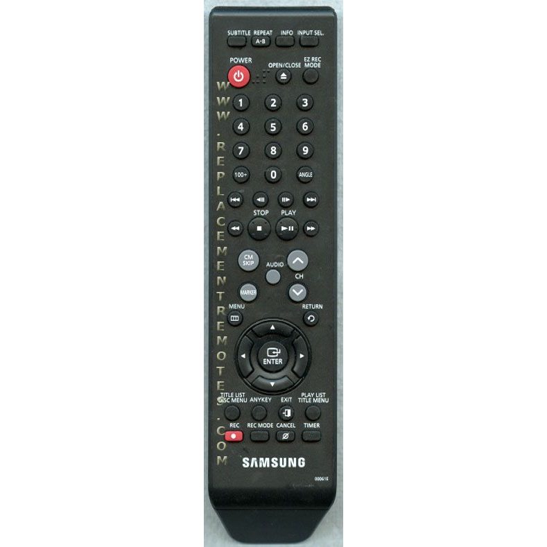 Samsung 00061E DVD/VCR Remote Control