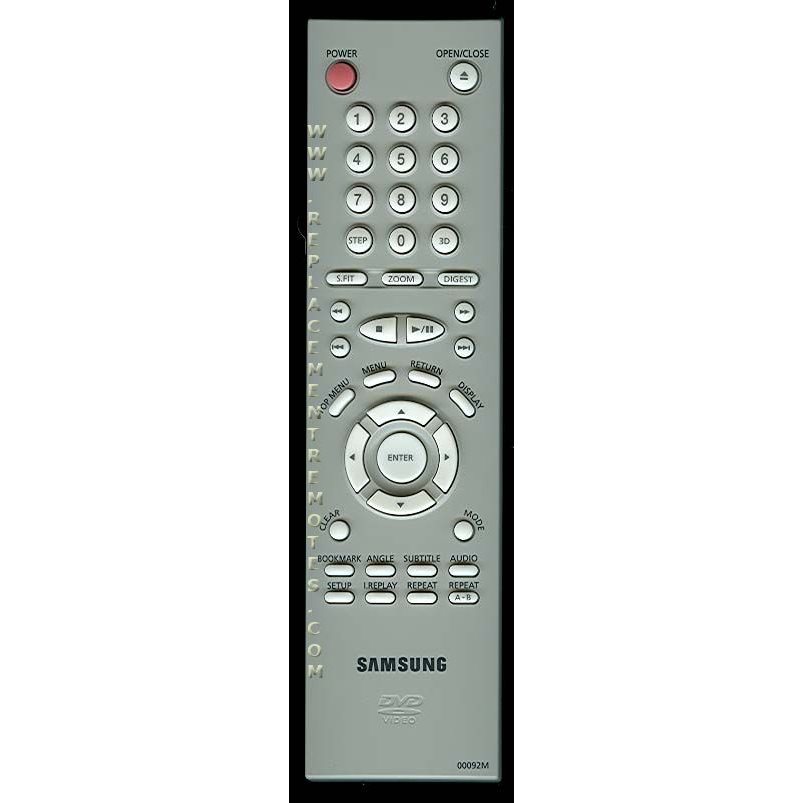 Samsung 00092M DVD Remote Control