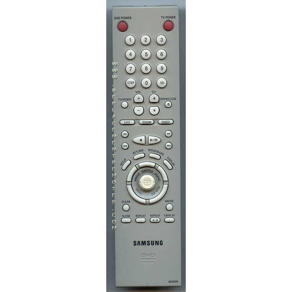 Samsung 00093N DVD Remote Control