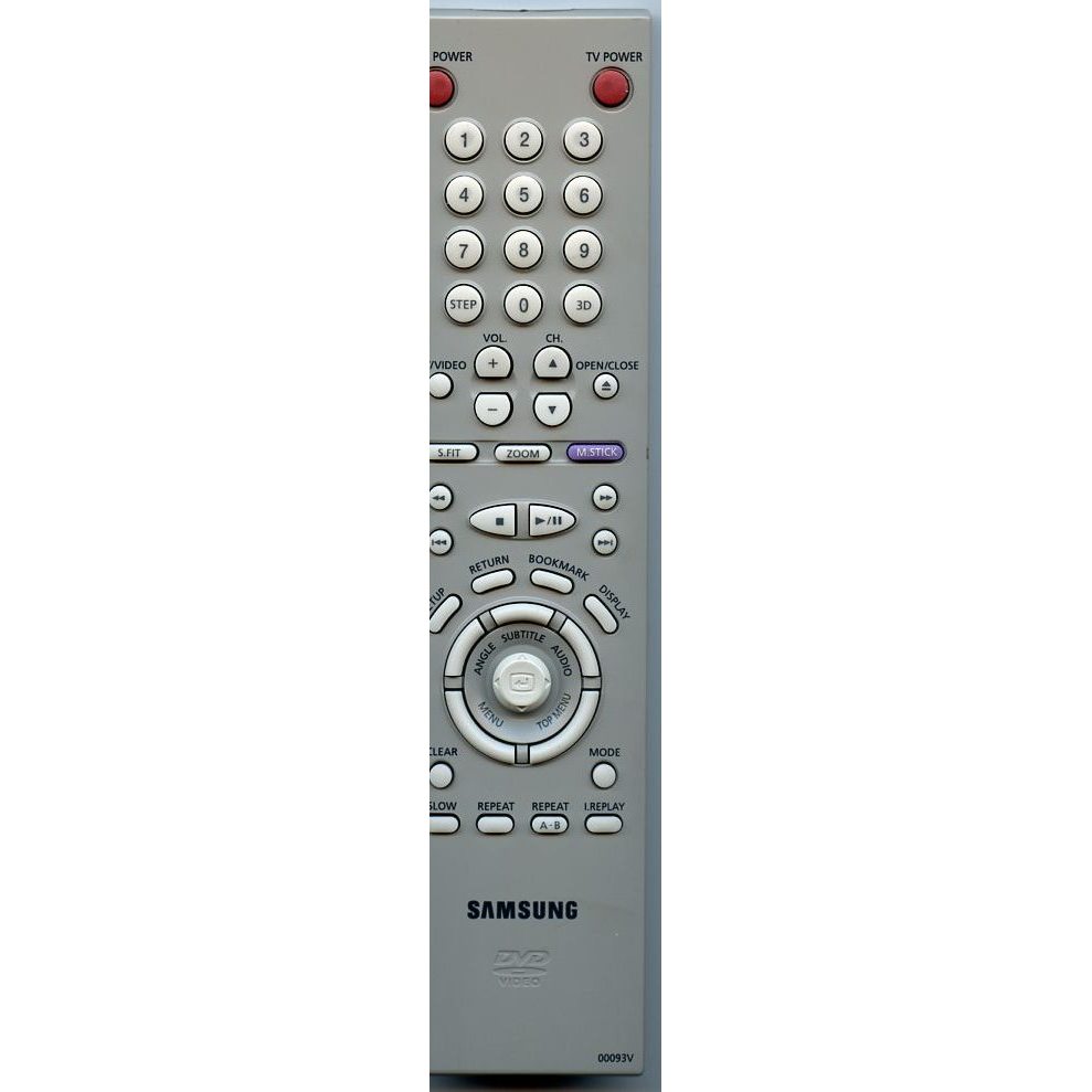 Samsung 00093V DVD Remote Control