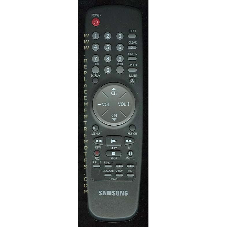 Samsung 10026Q VCR Remote Control