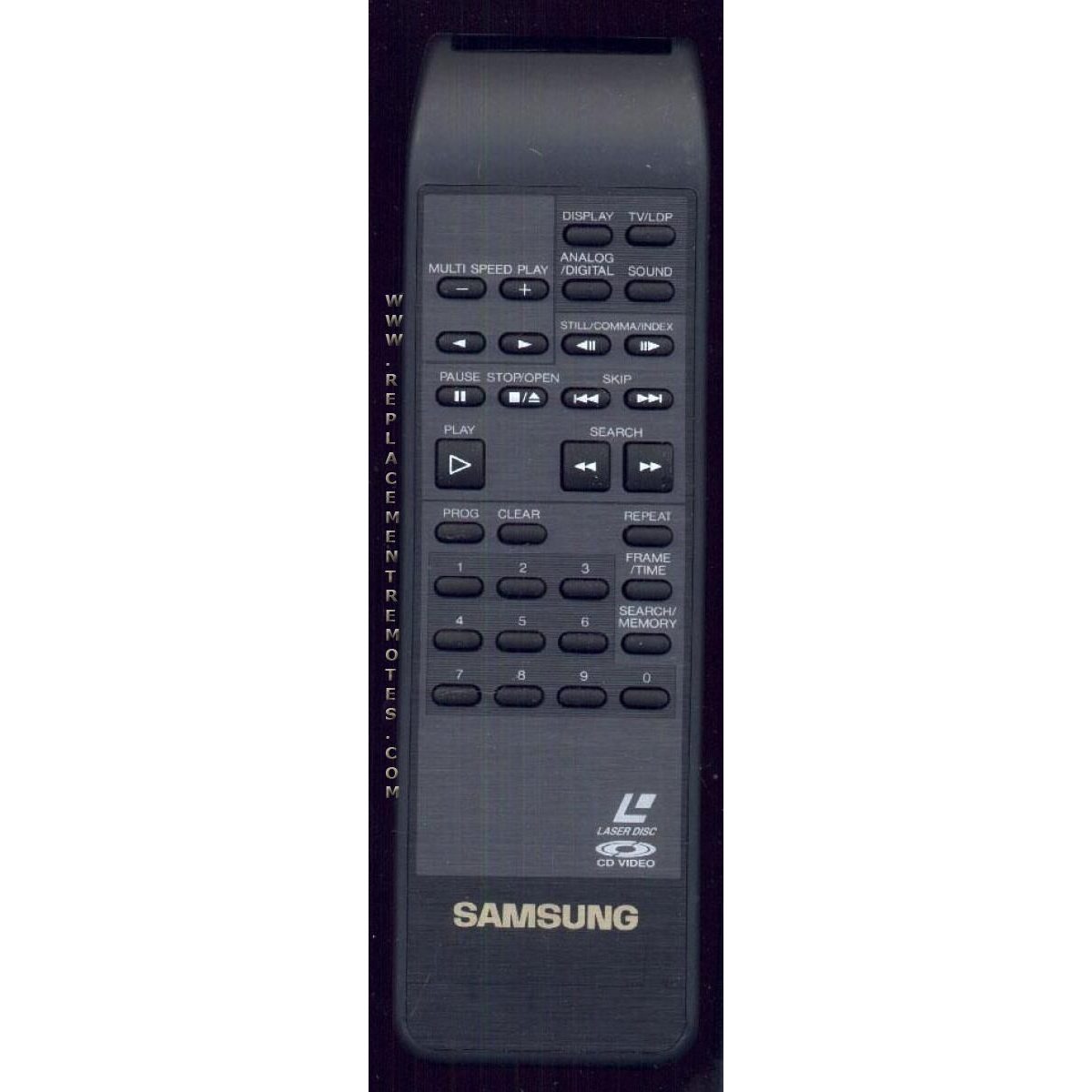 Samsung 14909500740 Laser Disc Remote Control