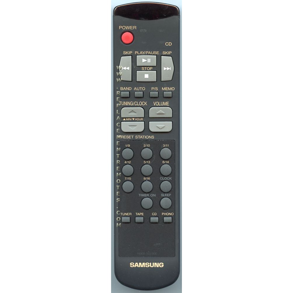 Samsung 14909503800 VCR Remote Control