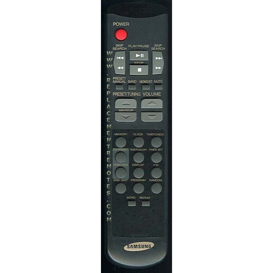 Samsung 192390022 VCR Remote Control