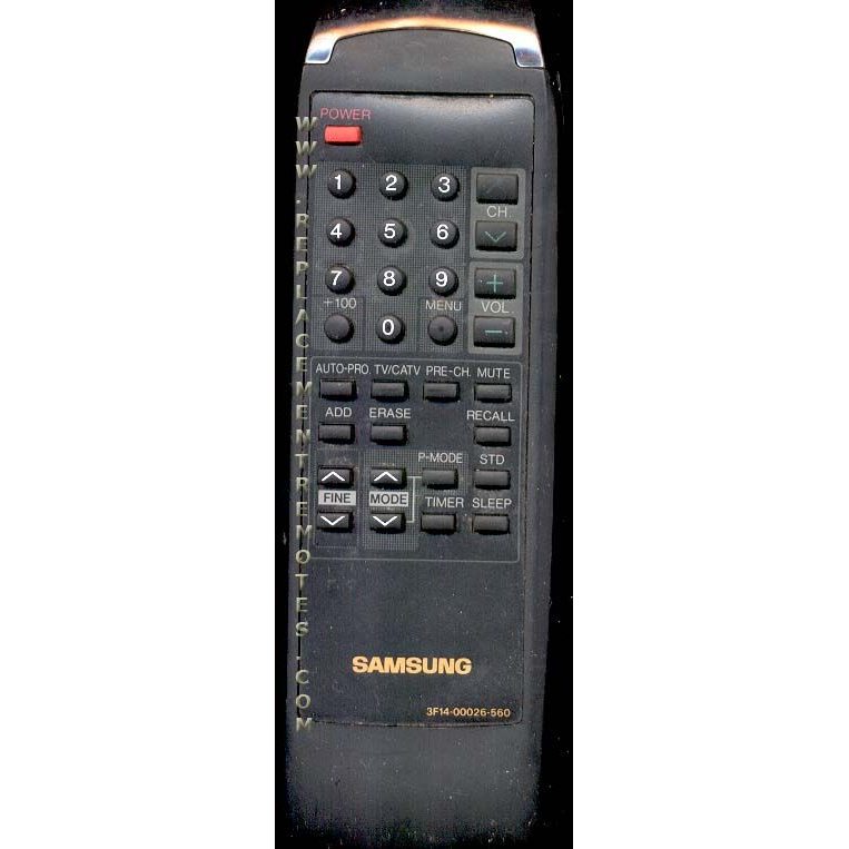 Samsung 3F1400026560 TV Remote Control