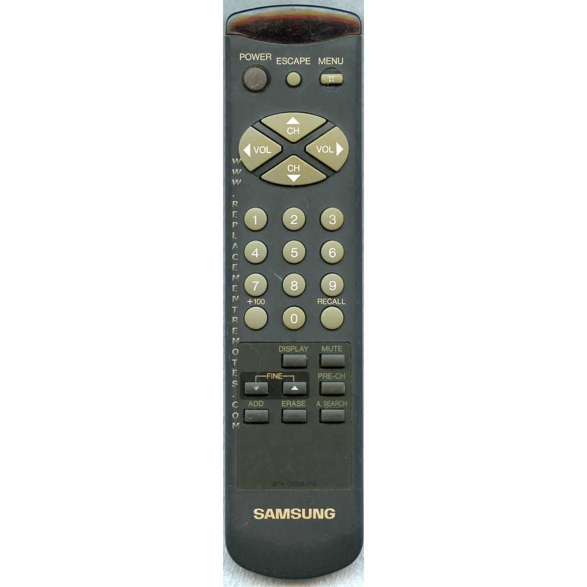 Samsung 3F1400038010 TV Remote Control