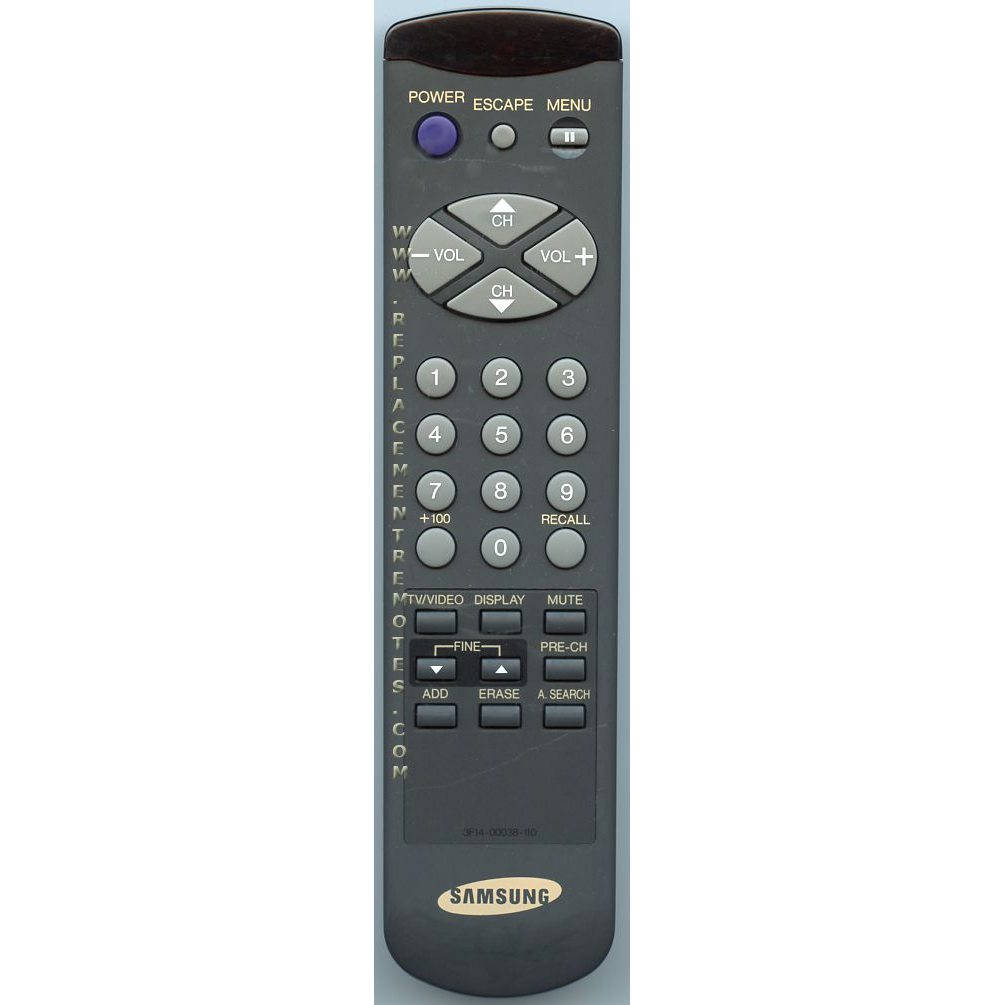 Samsung 3F1400038110 TV Remote Control